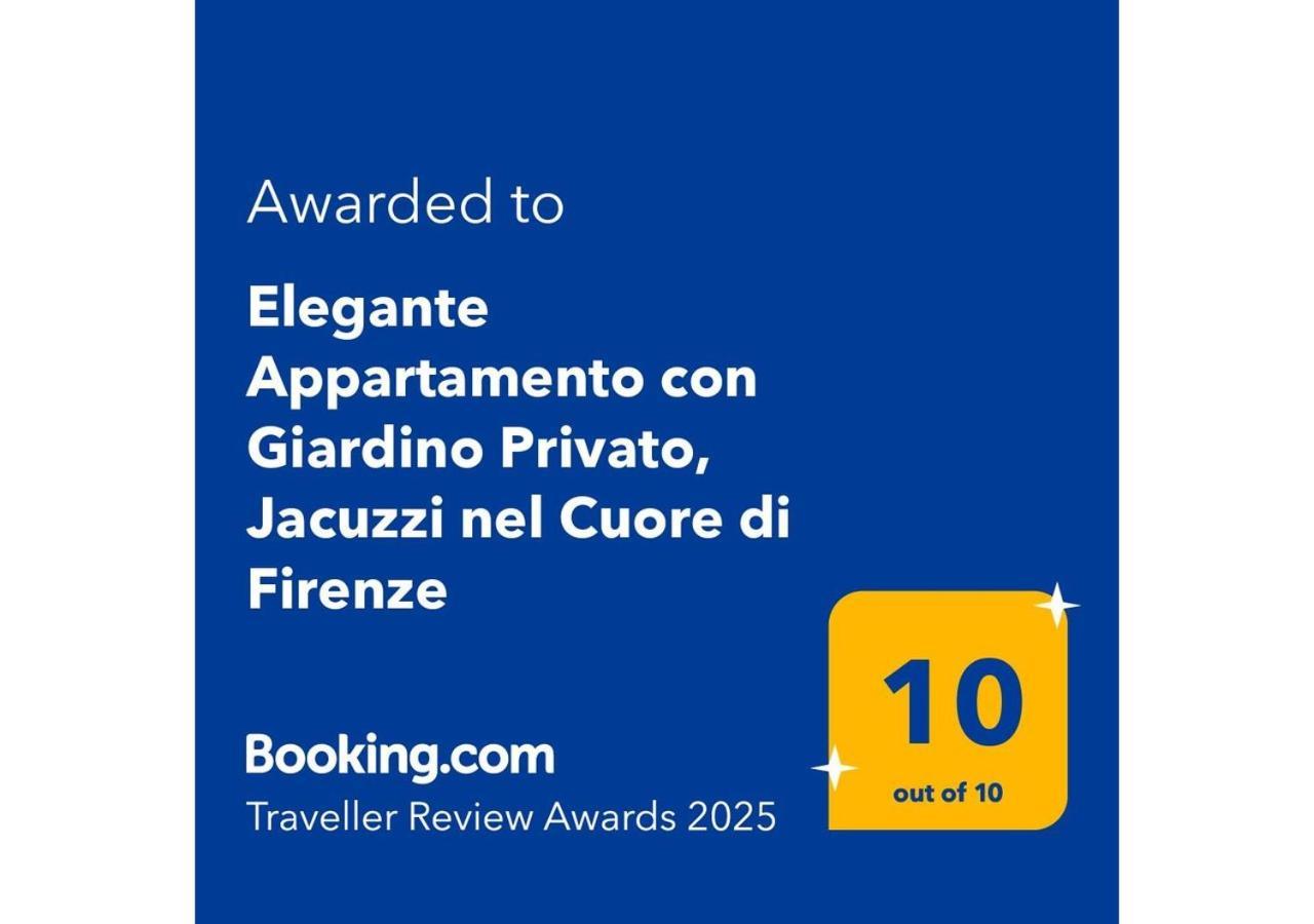 Elegante Appartamento Con Giardino Privato, Jacuzzi Nel Cuore Di Firenze Buitenkant foto